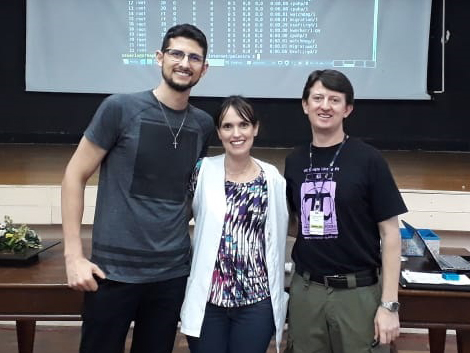 Palestra sobre Segurança na Internet para o Curso Técnico de Informática, do Colégio Est. Francisco Carneiro Martins