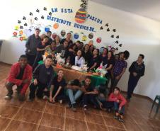 Atividades dos alunos do Celem, do Colégio Estadual Izabel F. Siqueira