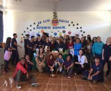 Atividades dos alunos do Celem, do Colégio Estadual Izabel F. Siqueira