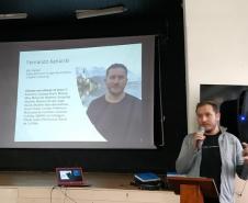 Palestra para o curso técnico de informática organizada em parceria com o curso técnico de secretariado do Colégio Estadual Francisco Carneiro Martins.