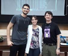 Palestra sobre Segurança na Internet para o Curso Técnico de Informática, do Colégio Est. Francisco Carneiro Martins