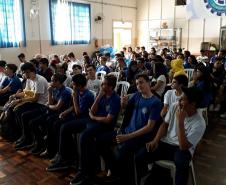 Palestra sobre Segurança na Internet para o Curso Técnico de Informática do Colégio Estadual Francisco Carneiro Martins