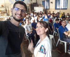 Palestra sobre Segurança na Internet para o Curso Técnico de Informática do Colégio Estadual Francisco Carneiro Martins