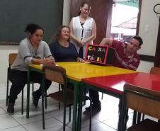 Atividade dos cursistas do Profuncionário