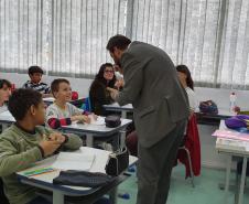 Visita do representante do MEC ao CAS