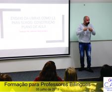 CAS Regional Oeste realizada 1ª Etapa da Formação para Professores Bilíngue