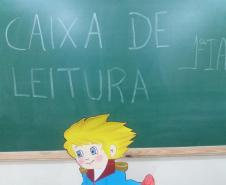 Parceria entre Colégio E. Mário Evaldo Morski e Escola Municipal Água Verde leva Caixa de leituras para incentivar alunos.