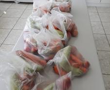 Merenda Escolar será entregue para famílias de alunos.