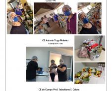 Mobilização para entrega dos kits de merenda escolar não para!