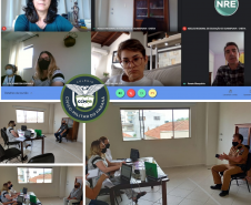 entrevistas dos Policiais militares da reserva remunerada candidatos a Direção-Militar e Monitores dos Colégios Cívico-Militares do NRE Guarapuava.
