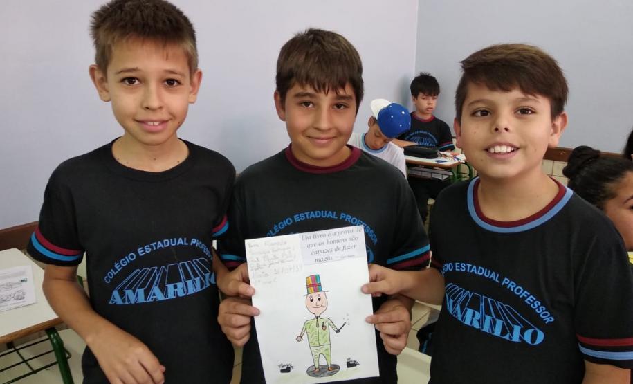 Projeto de leitura "A LEITURA LEVA AO INFINITO E ALÉM mmm.."