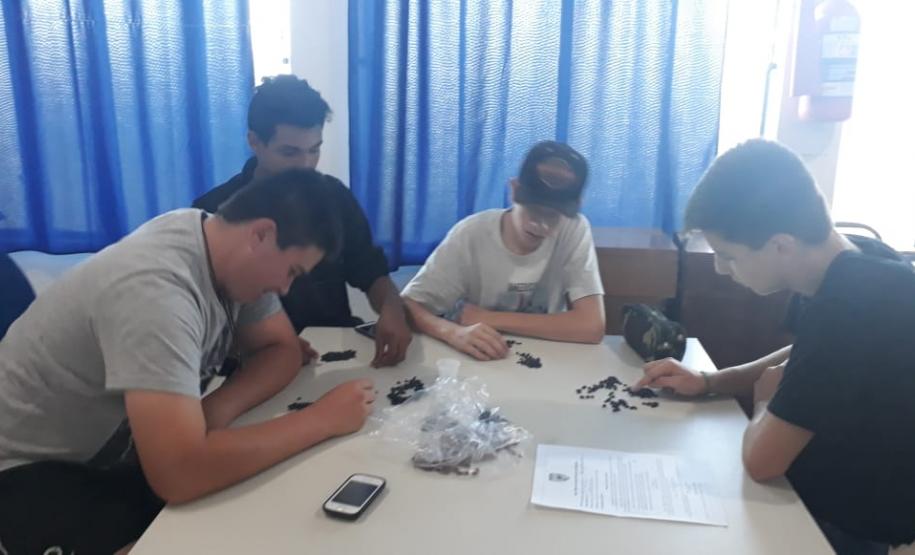 Aula de Biologia com a utilização do método de “Lincoln & Petersen”