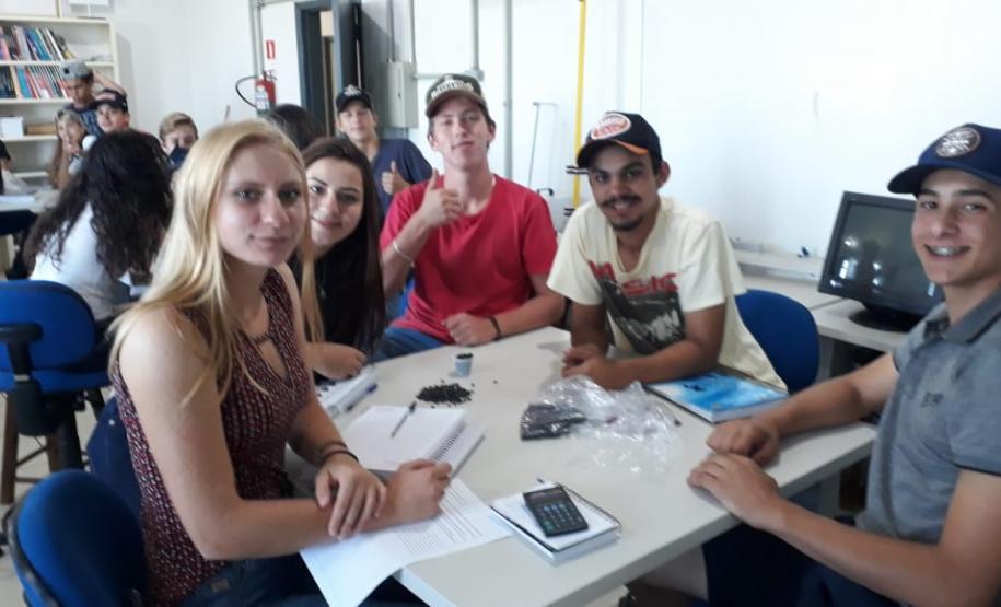 Aula de Biologia com a utilização do método de “Lincoln & Petersen”