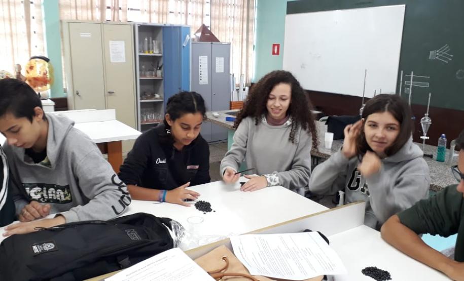 Aula de Biologia com a utilização do método de “Lincoln & Petersen”