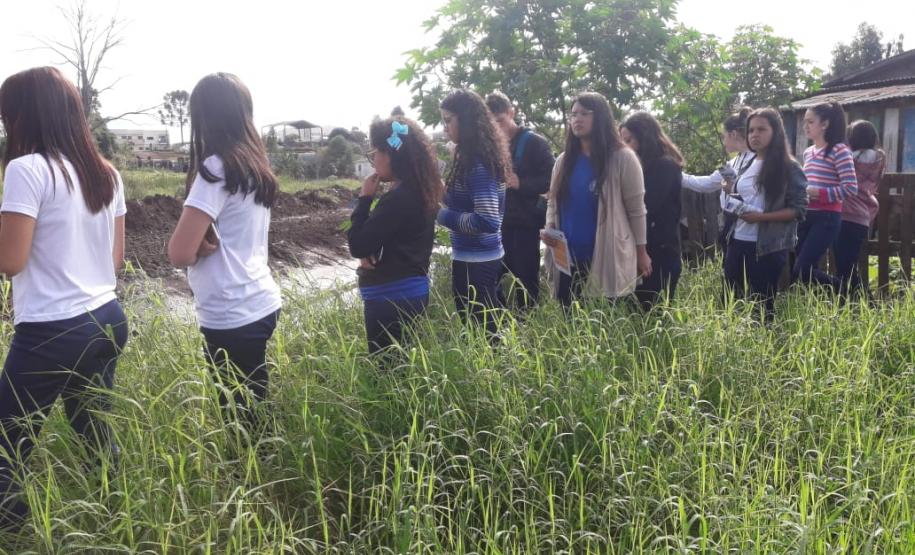 Alunos do curso Técnico em Meio Ambiente realizam saída de campo