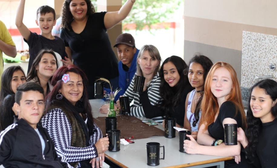 I Café Literário - Col. Est. do Campo de Paz