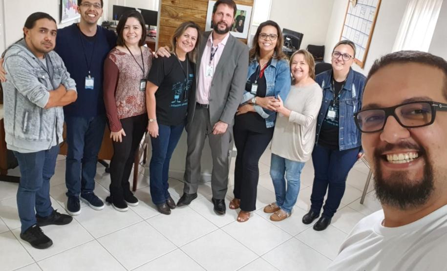 Visita do representante do MEC ao CAS