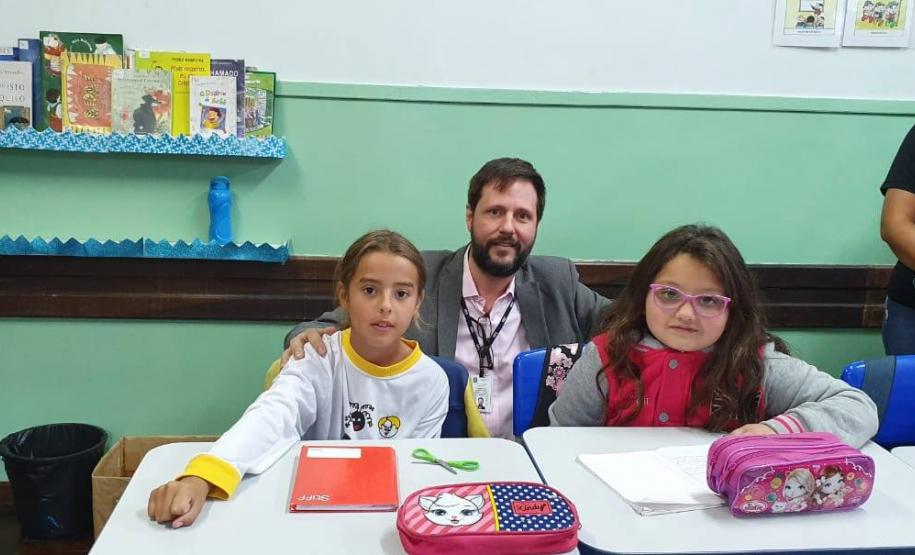 Visita do representante do MEC ao CAS