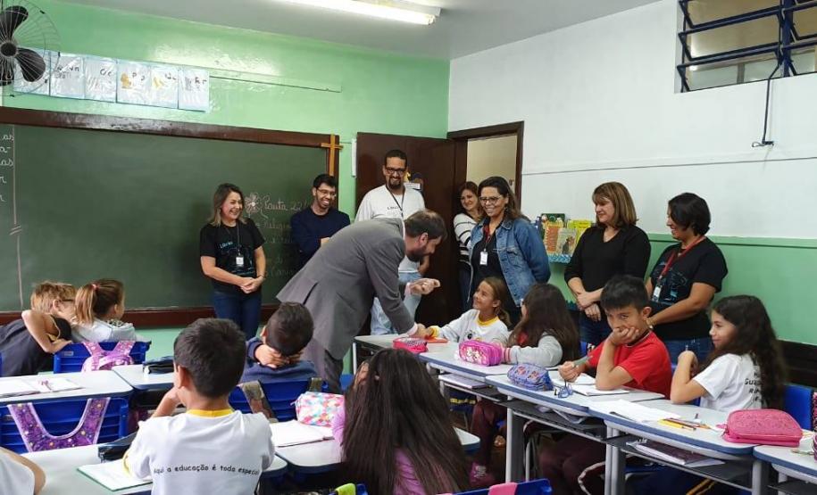 Visita do representante do MEC ao CAS