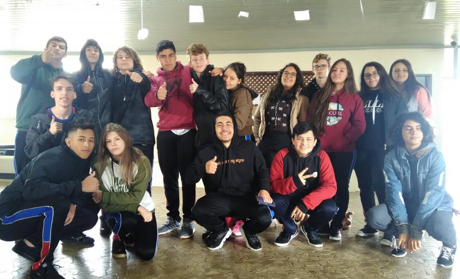 Exposição sobre violência contra a mulher