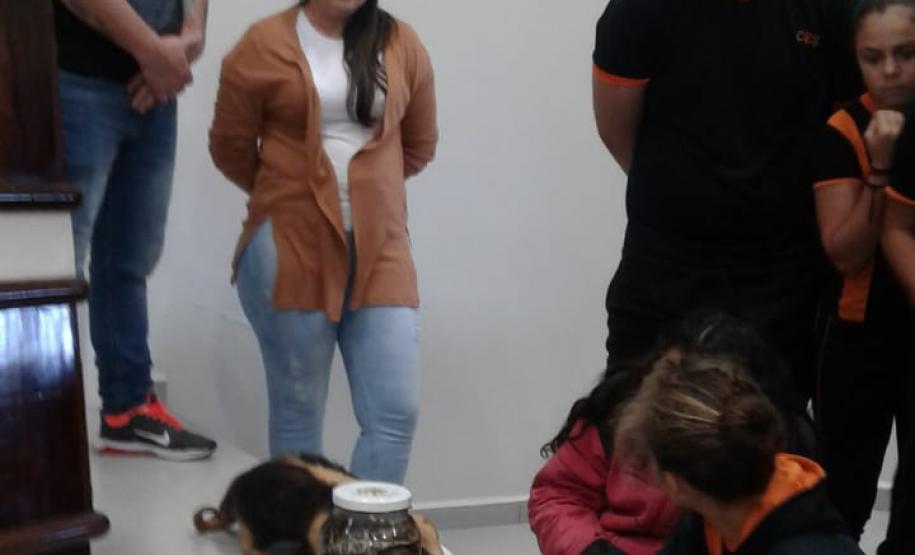 Palestra Prevenção e Cuidados com o Meio Ambiente no Colégio Est. de Segredo