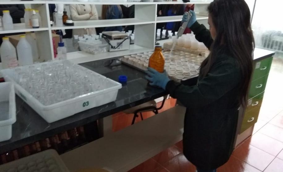 Alunos do curso Técnico em Química em visita a Solum Brasilis.