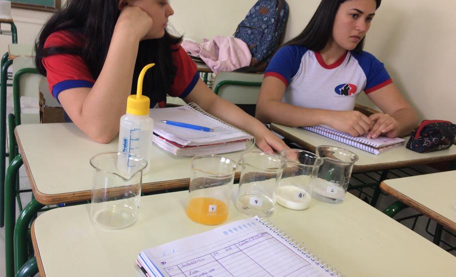 Aulas práticas de Química
