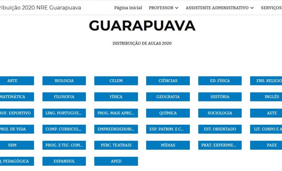 Página criada pelo NRE