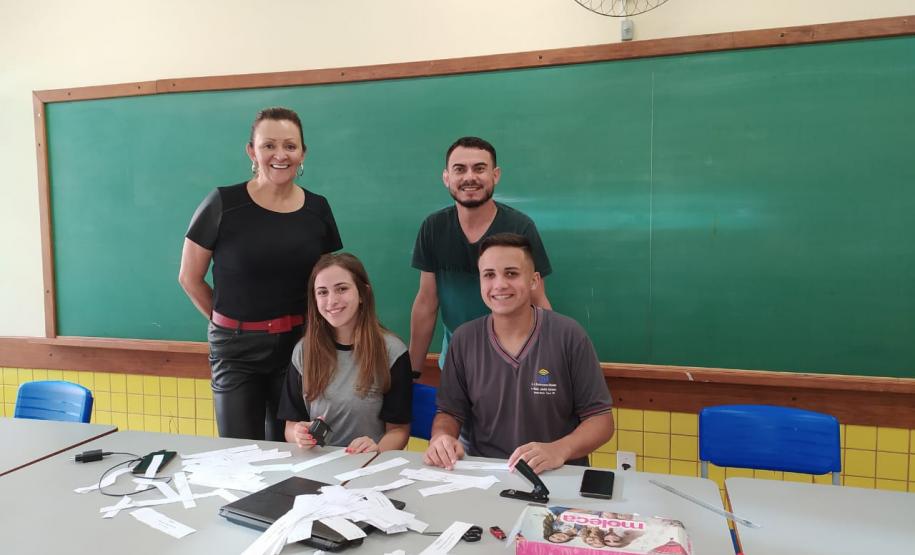 Conversa com os alunos do Grêmio Estudantil