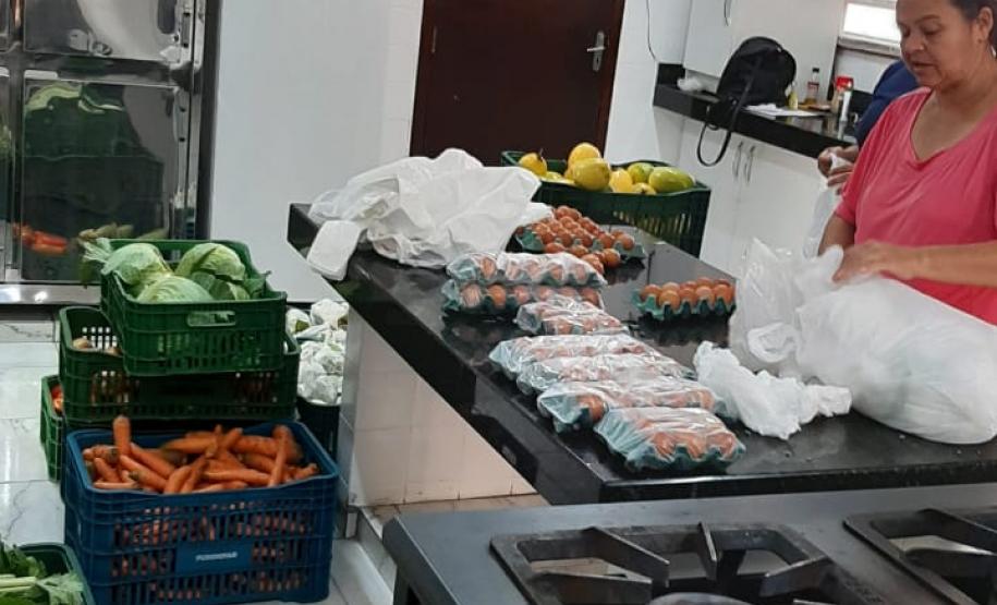 Merenda Escolar será entregue para famílias de alunos.