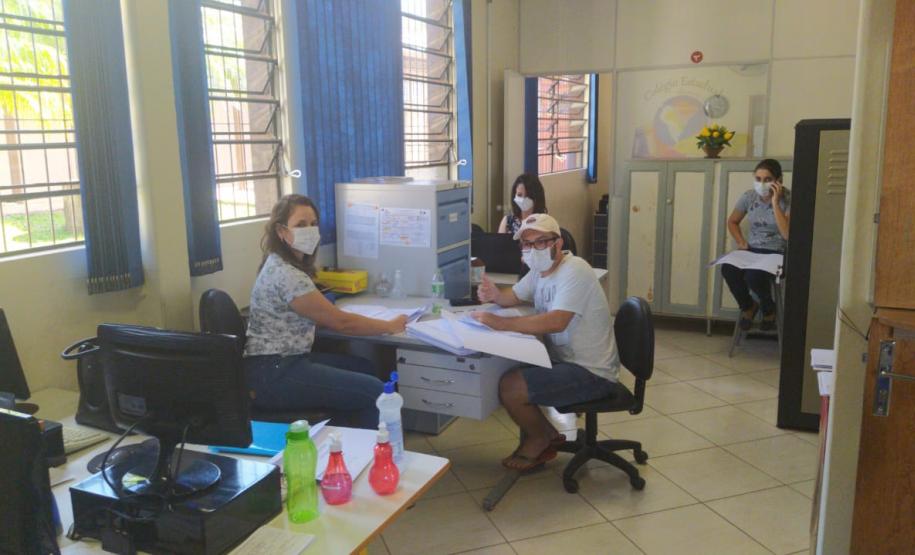 Merenda Escolar será entregue para famílias de alunos.