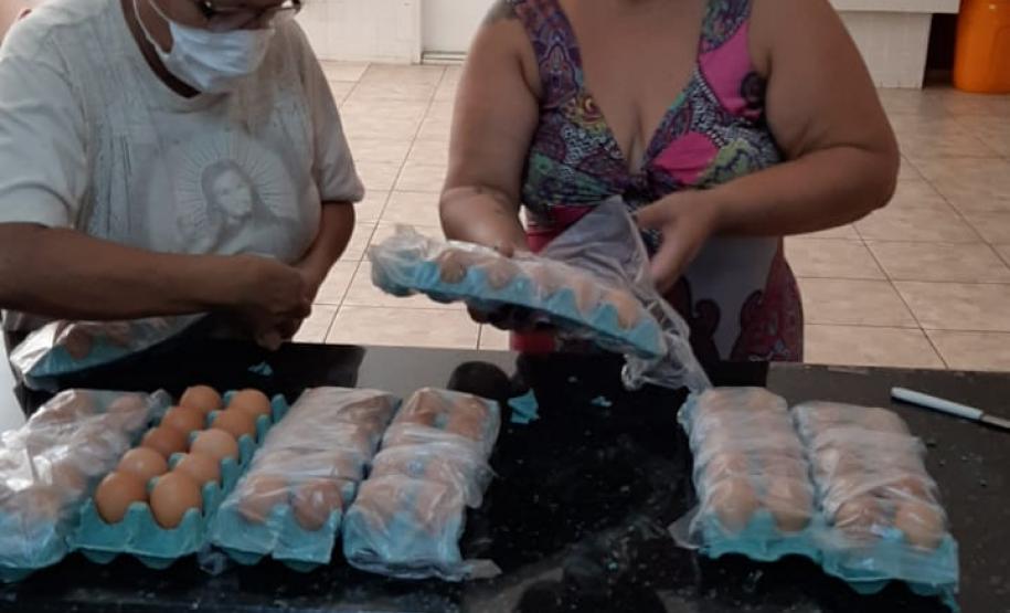 Merenda Escolar será entregue para famílias de alunos.