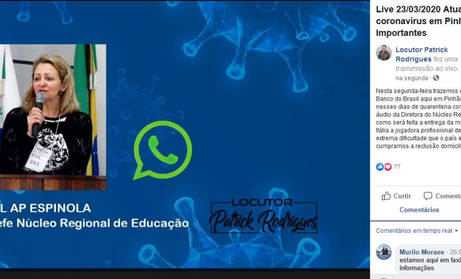 Entrevista para Rádio Pioneira FM - Pinhão - PR.