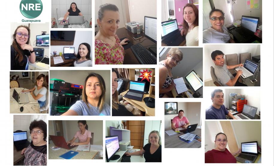 Equipe NRE Guarapuava juntos na prevenção ao Covid-19 e comprometidos por uma educação de qualidade!