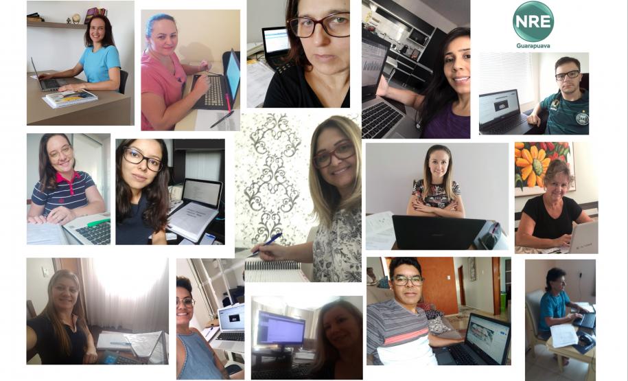 Equipe NRE Guarapuava juntos na prevenção ao Covid-19 e comprometidos por uma educação de qualidade!