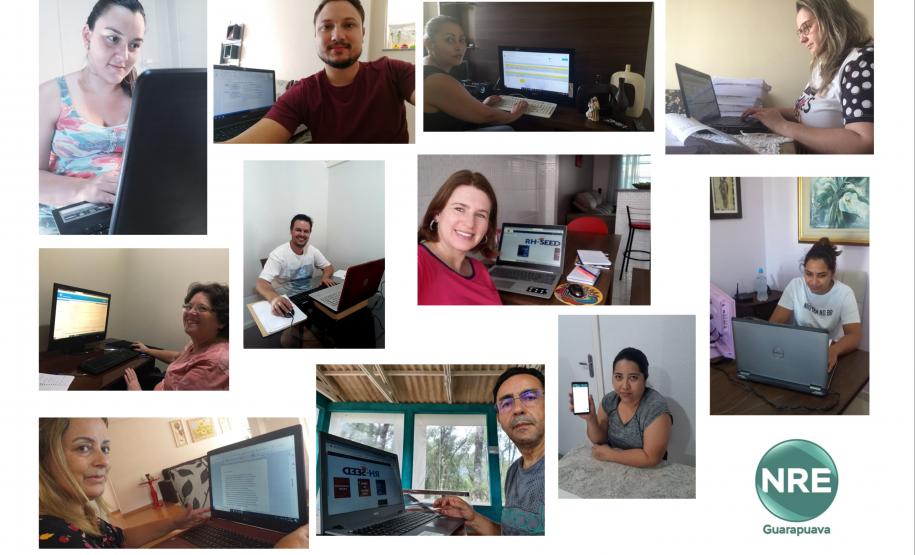 Equipe NRE Guarapuava juntos na prevenção ao Covid-19 e comprometidos por uma educação de qualidade!