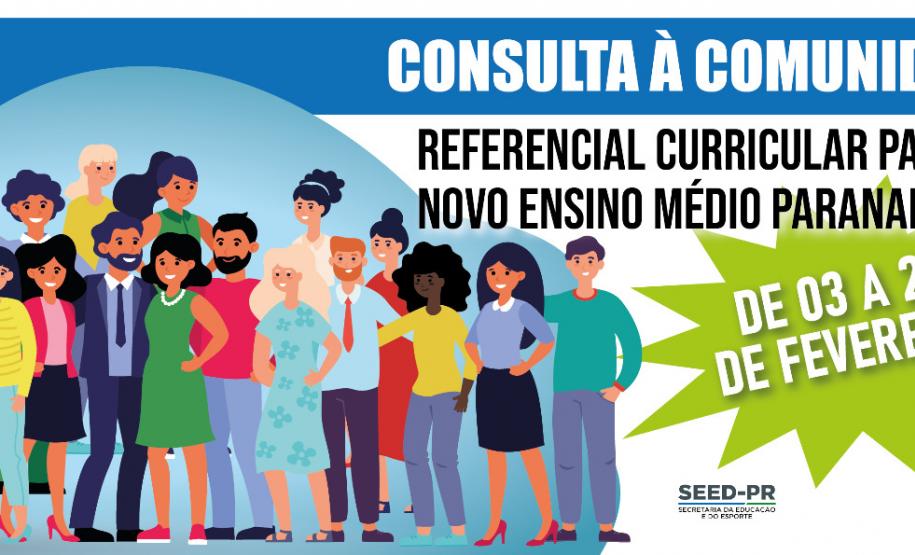 Secretaria abre consulta à comunidade sobre Referencial Curricular do Novo Ensino Médio